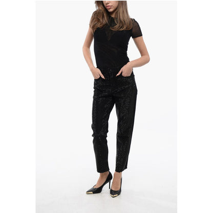 Straight Leg RALI Jeans Embellished with Rhinestones 16cm