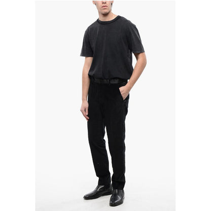 Velvet Skinny Fit LYRA Pants with Satin Trims