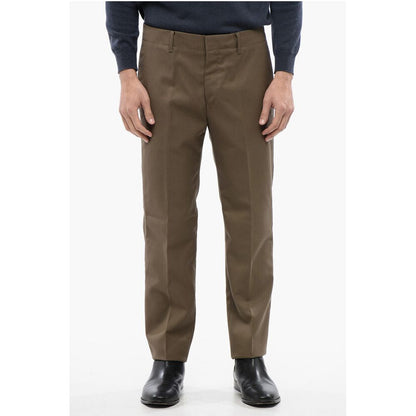 Wool Blend Straight Fit TALIA Pants