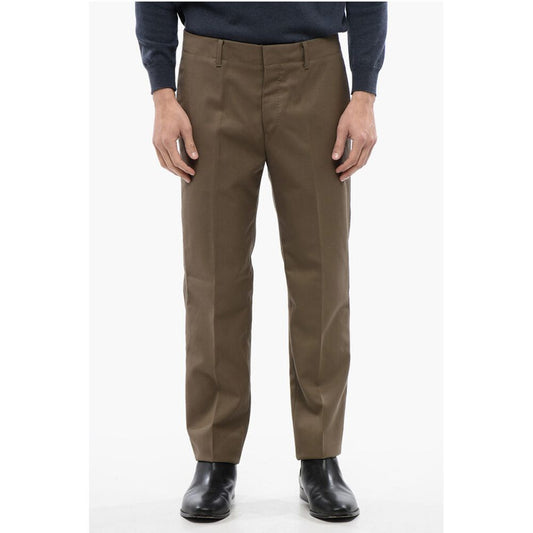Wool Blend Straight Fit TALIA Pants