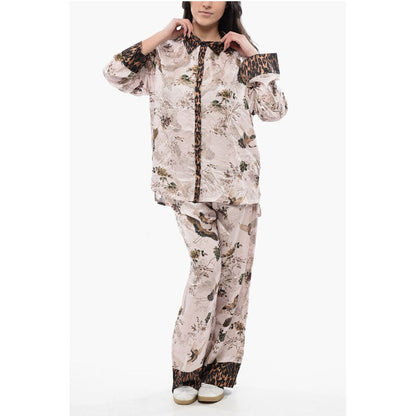 Printed Satin SOFI Blouse With Hidden Closure