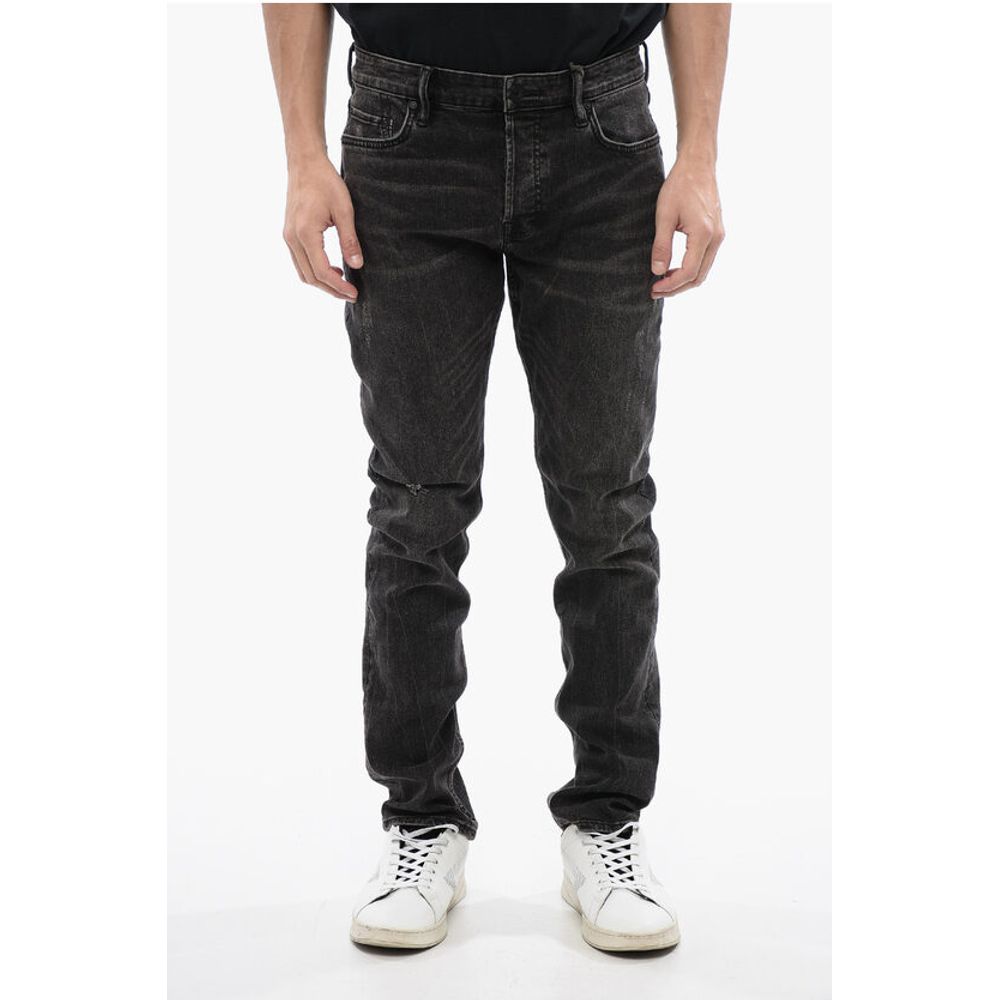 Whiskering Effect Slim Fit REX Jeans 16cm L.32