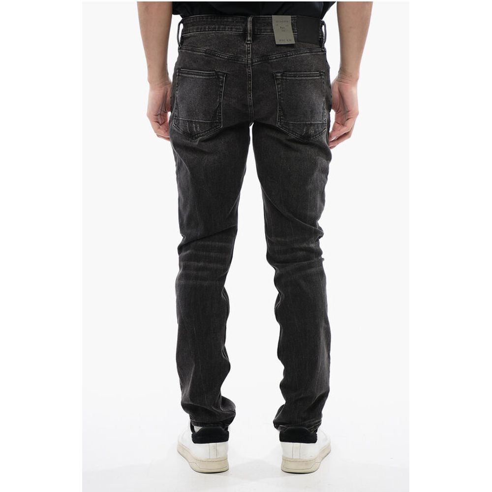 Whiskering Effect Slim Fit REX Jeans 16cm L.32