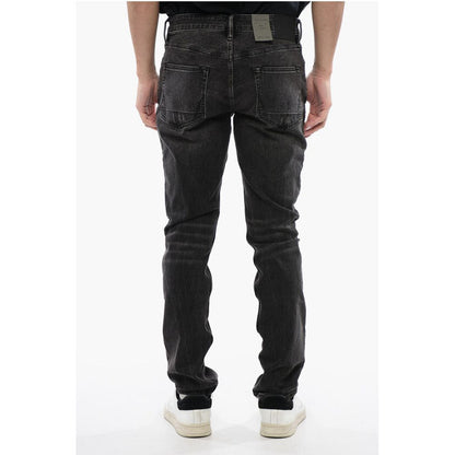 Whiskering Effect Slim Fit REX Jeans 16cm L.32