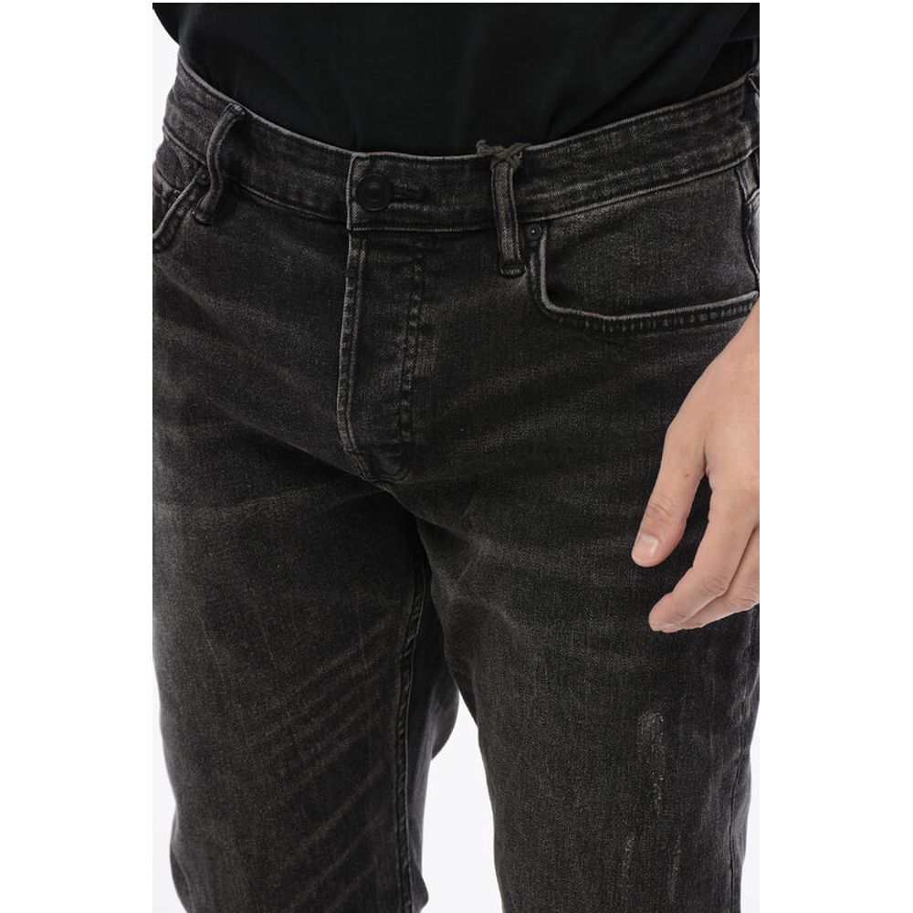 Whiskering Effect Slim Fit REX Jeans 16cm L.32