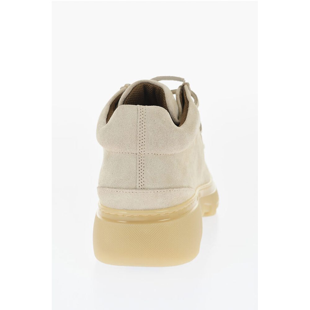 Suede Wallabee Shoes with Rubber Sole