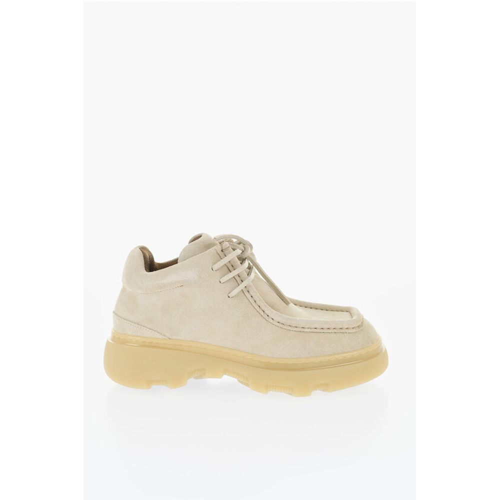 Suede Wallabee Shoes with Rubber Sole