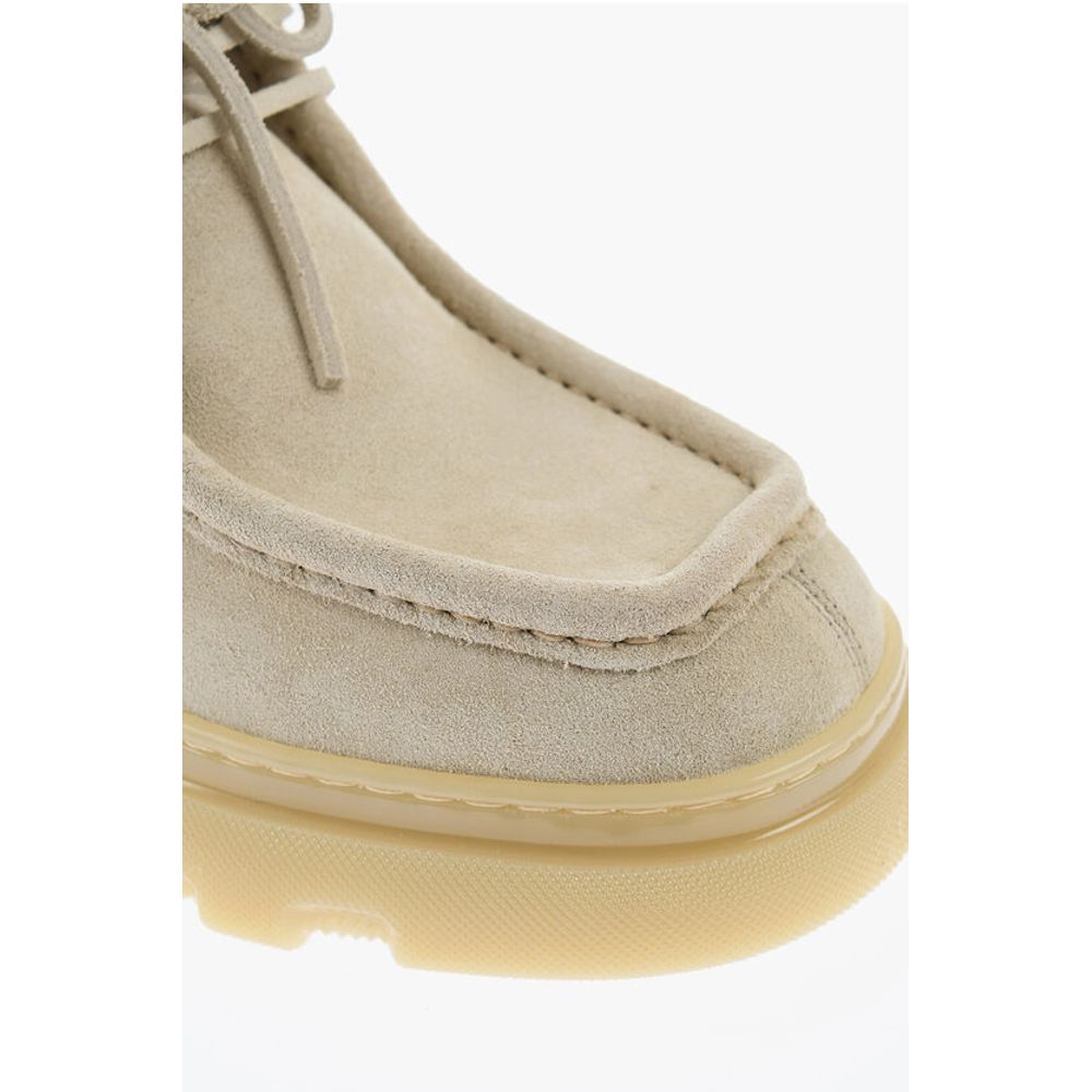 Suede Wallabee Shoes with Rubber Sole