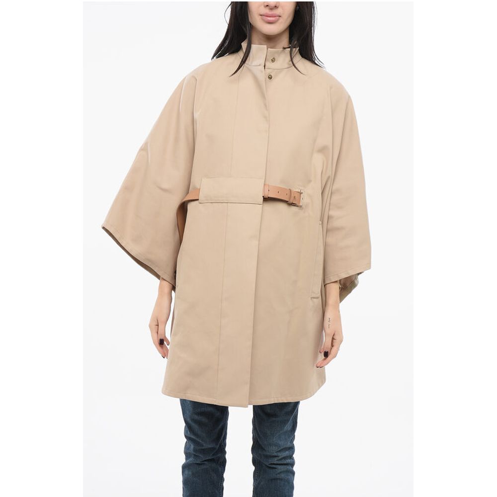 Cotton BERTO Cape with Belt