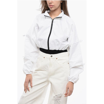 Cropped Solid Color RBK CARDI B Jacket