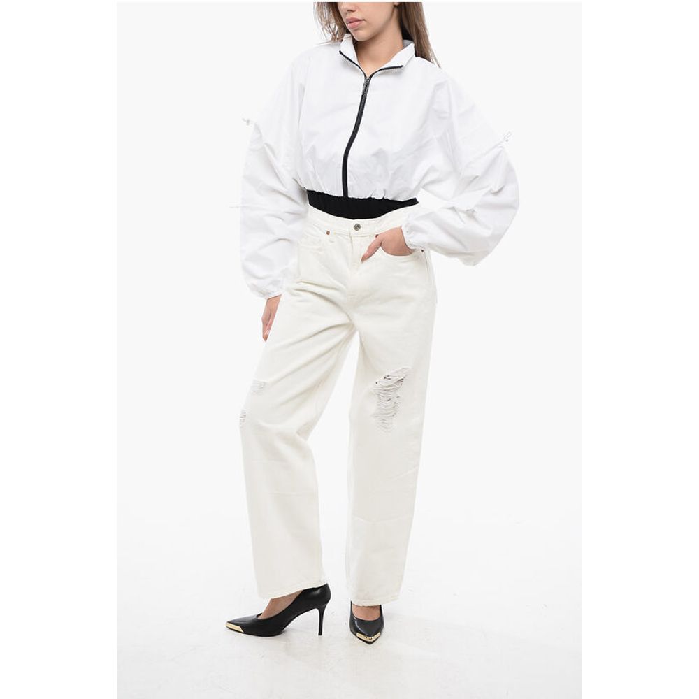 Cropped Solid Color RBK CARDI B Jacket