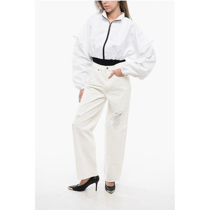 Cropped Solid Color RBK CARDI B Jacket