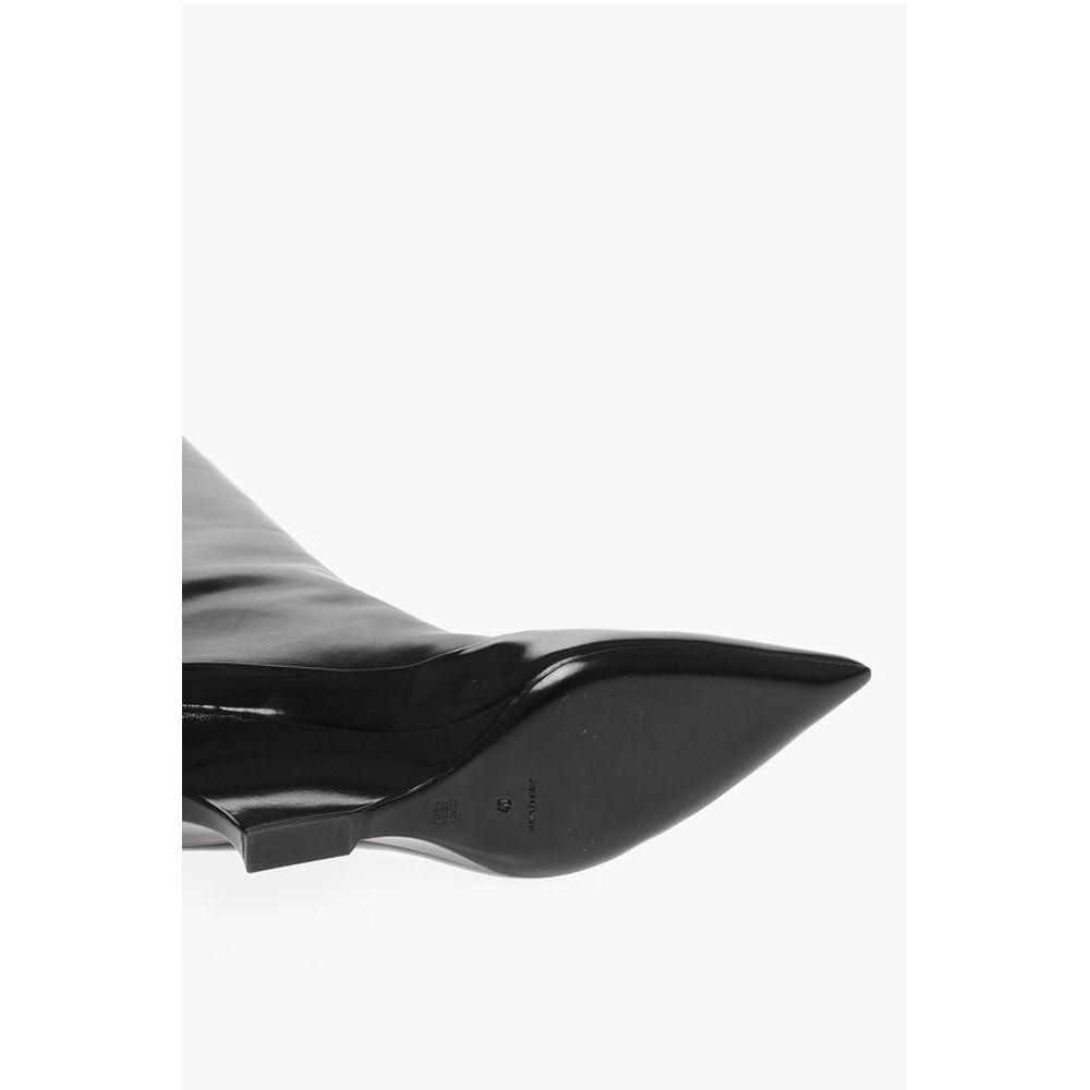 Wedge Heel RAVEN Leather Boots 9cm