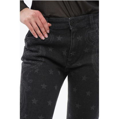 Paisley Patterned Bootcut Denims