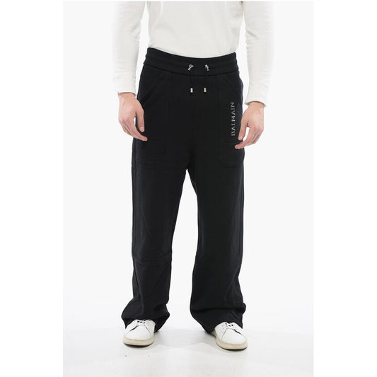 Logoed Wide-leg Joggers