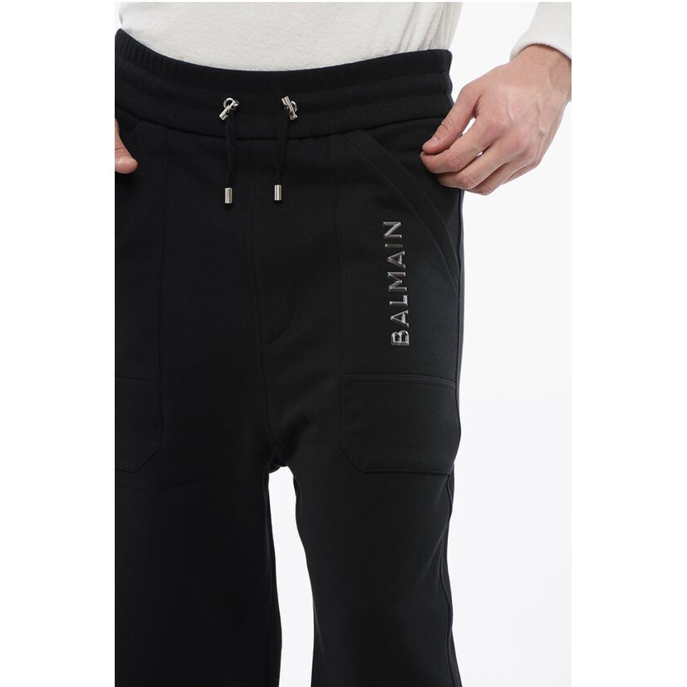 Logoed Wide-leg Joggers
