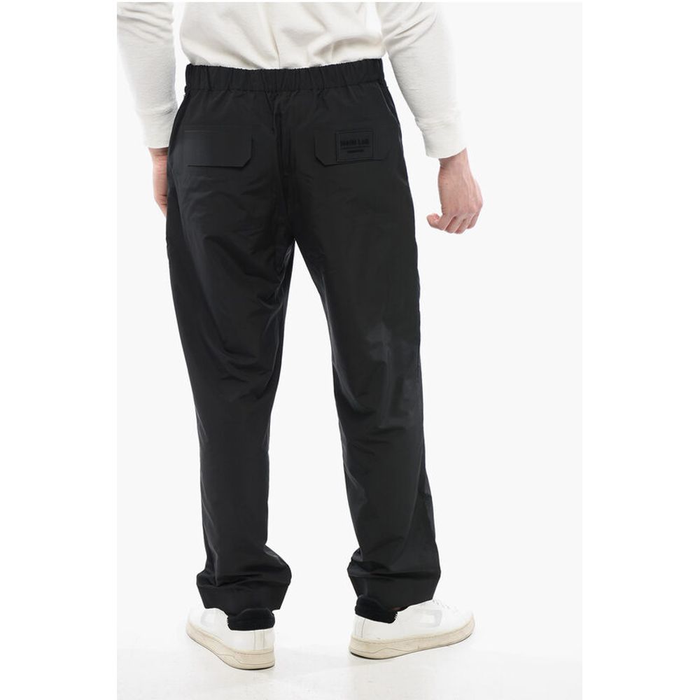 Nylon Joggers with Side Zip