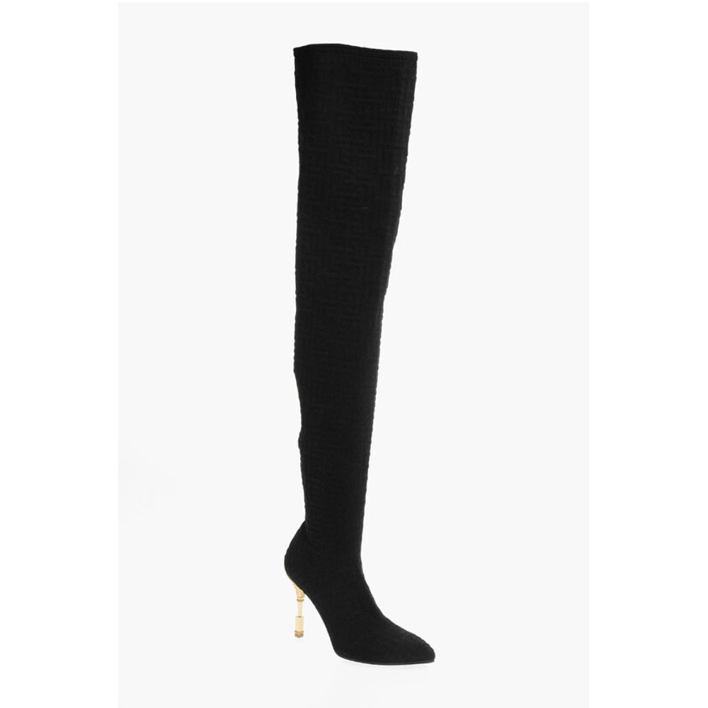 Monogrammed Over-the-knee Boots