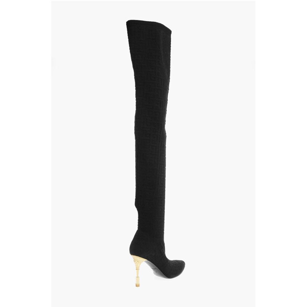 Monogrammed Over-the-knee Boots