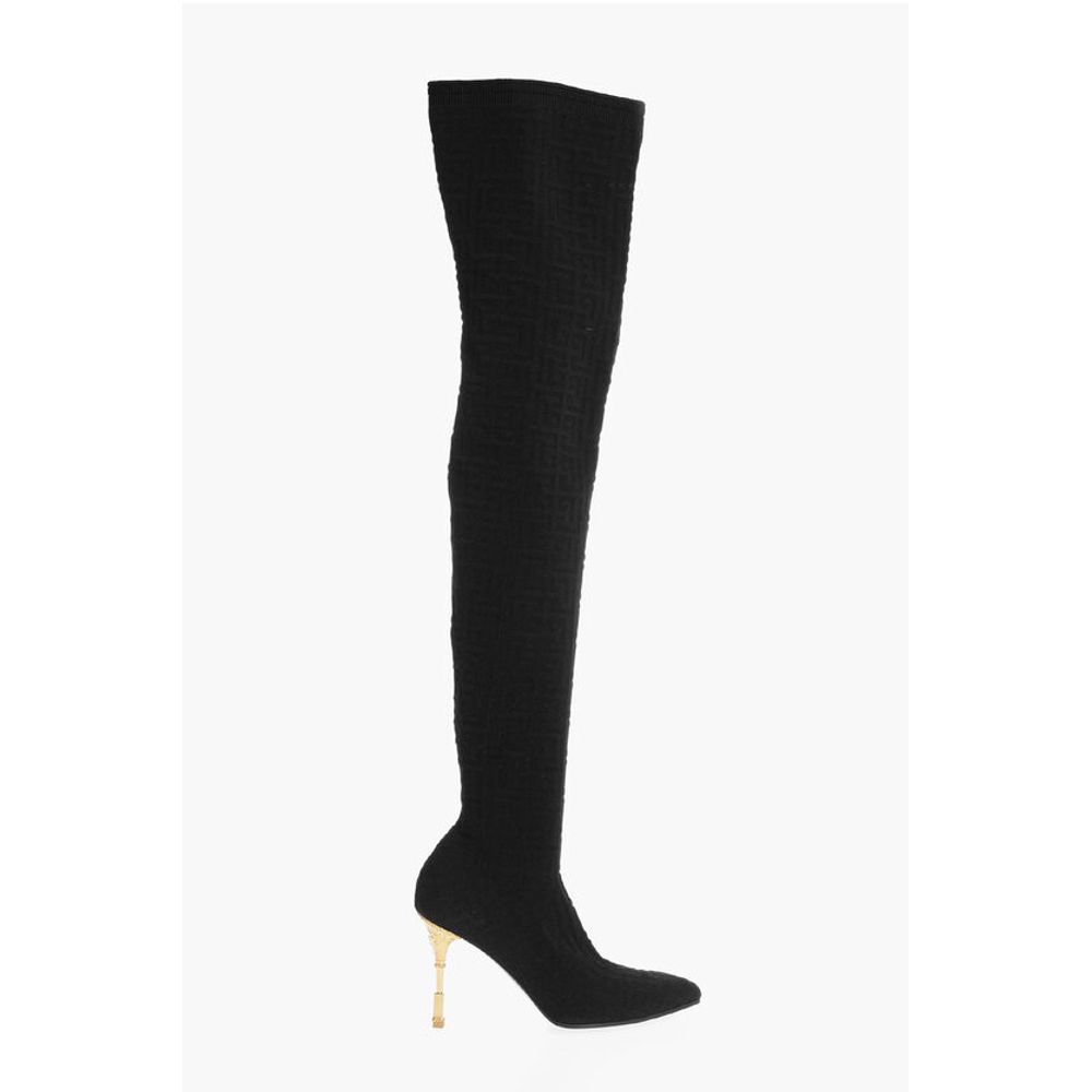 Monogrammed Over-the-knee Boots