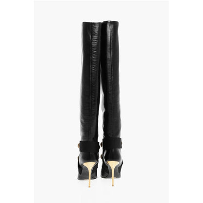 Leather ALMA Boots with Jewel Buttons