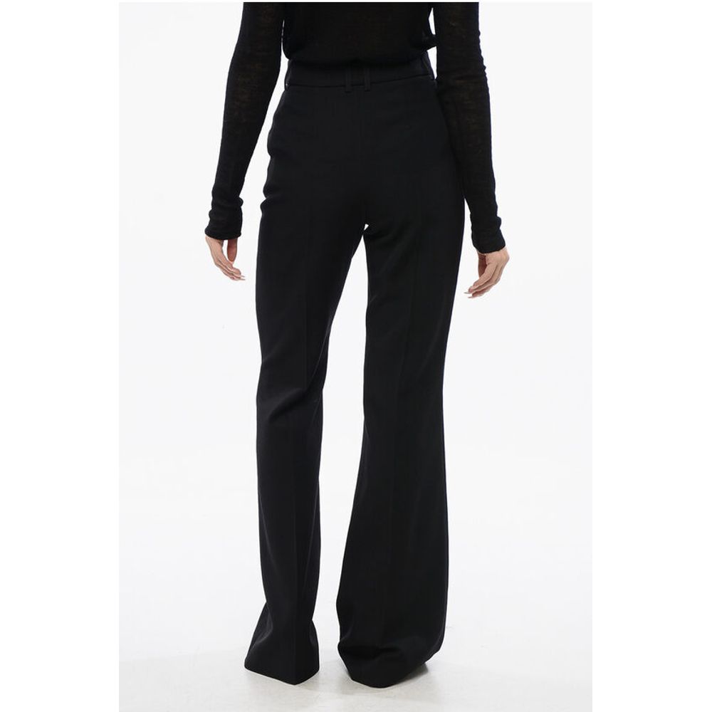 Flare-Fit High-Waisted Pants