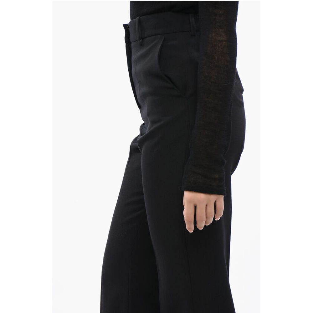 Flare-Fit High-Waisted Pants