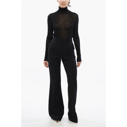 Flare-Fit High-Waisted Pants