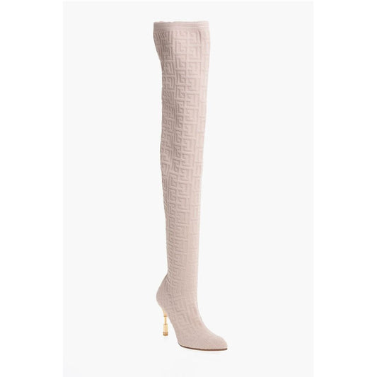 Monogrammed Over-the-knee Boots
