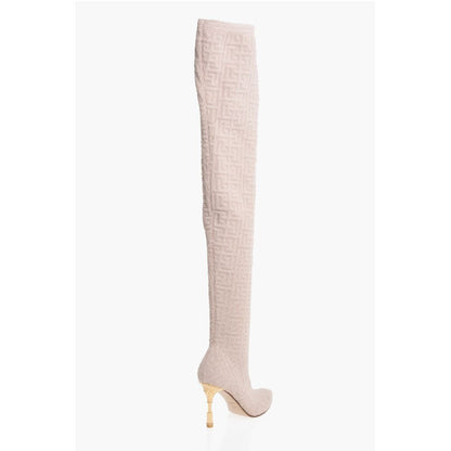 Monogrammed Over-the-knee Boots