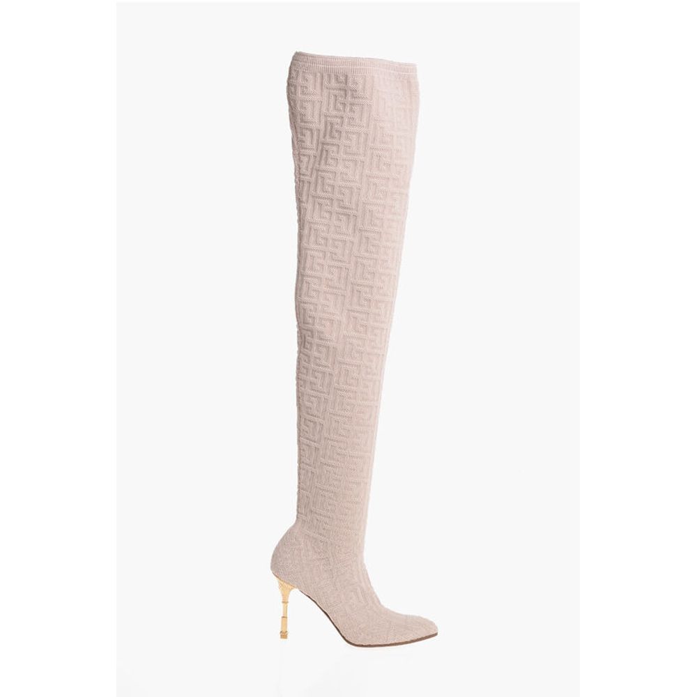 Monogrammed Over-the-knee Boots