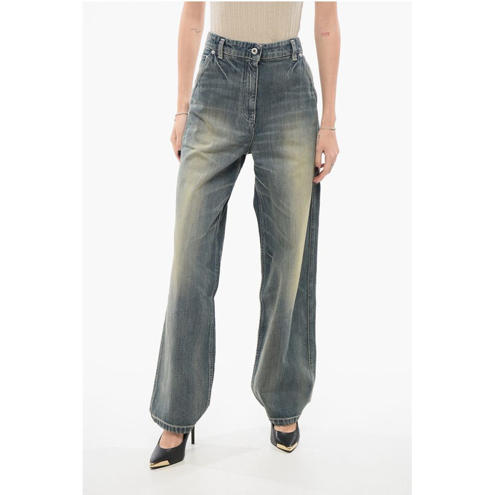 Vintage Washed Straight Fit Denims 23cm