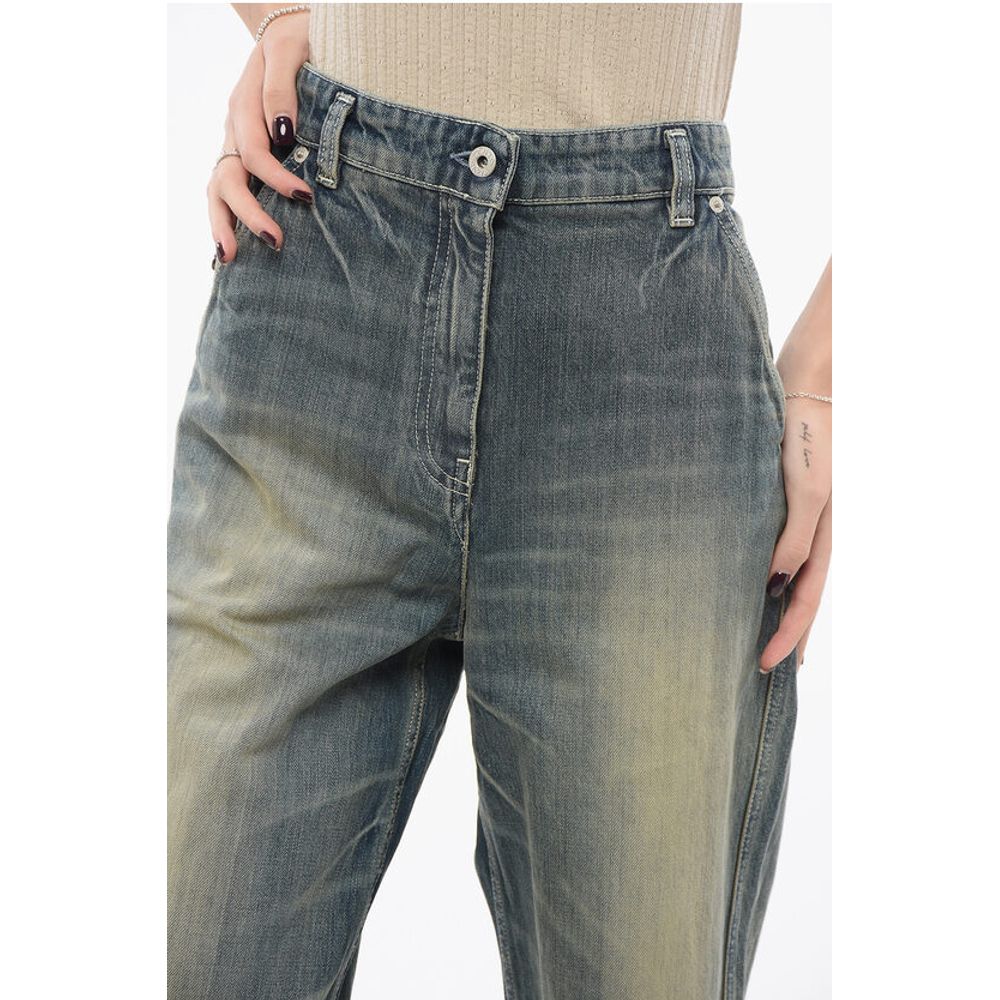 Vintage Washed Straight Fit Denims 23cm