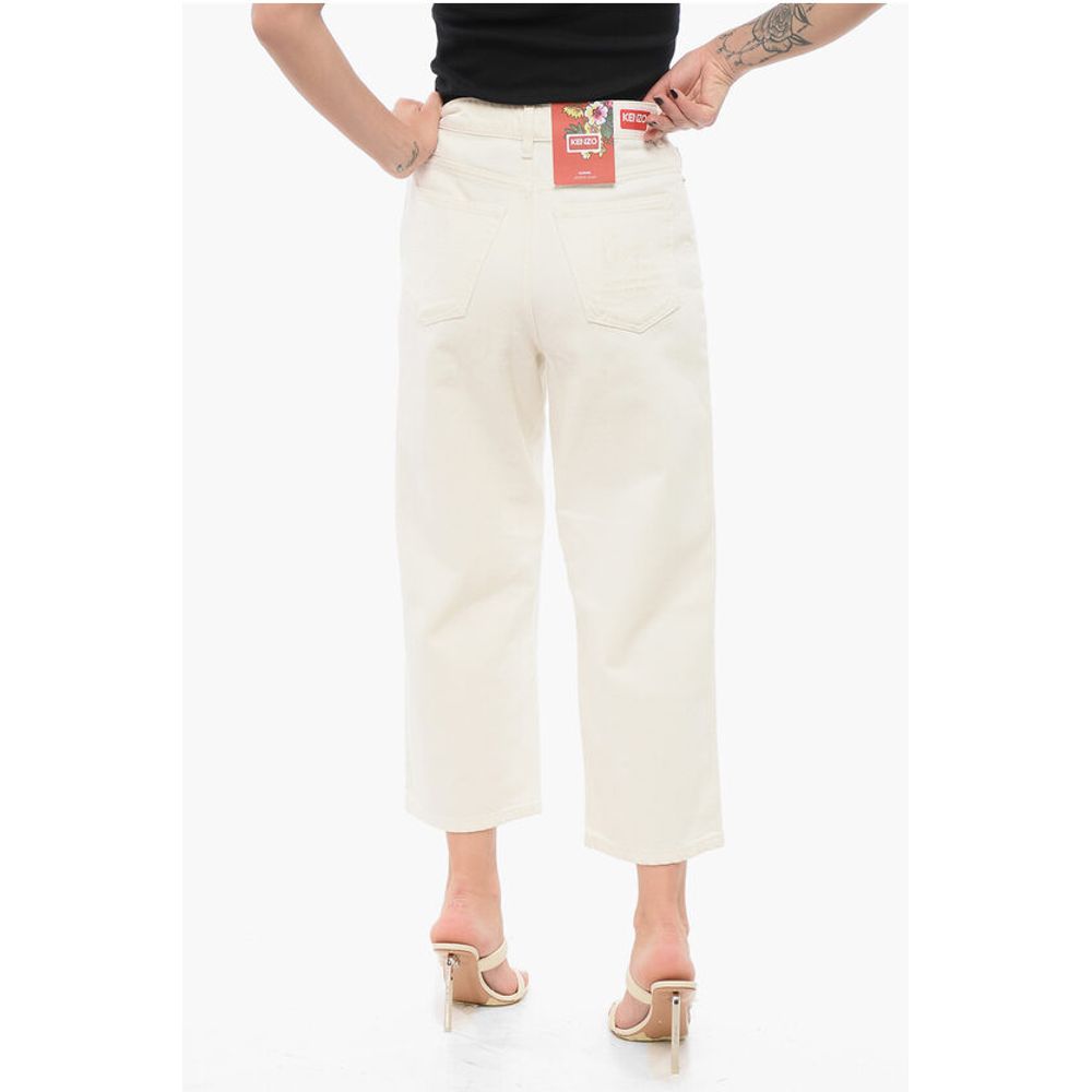 Cropped Fit SUMIRE Denims with Belt Loops 25cm