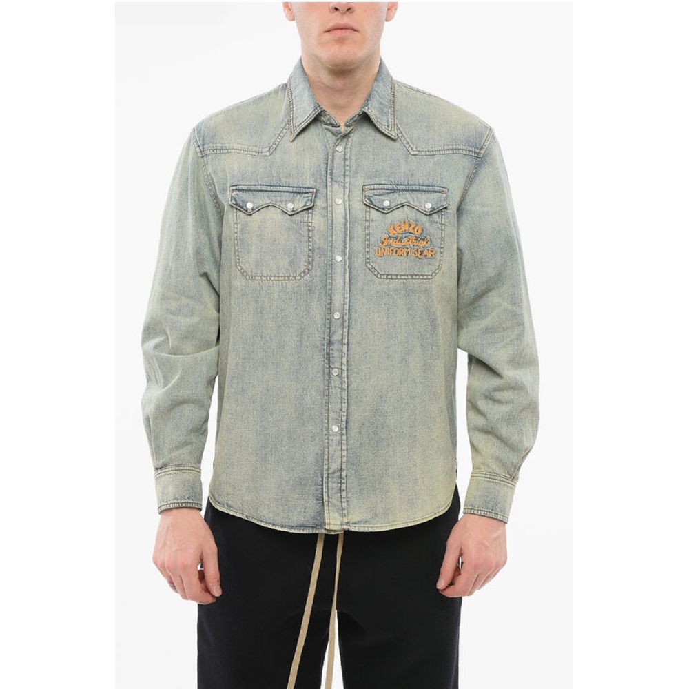 Vintage Wash WESTERN Denim Shirt