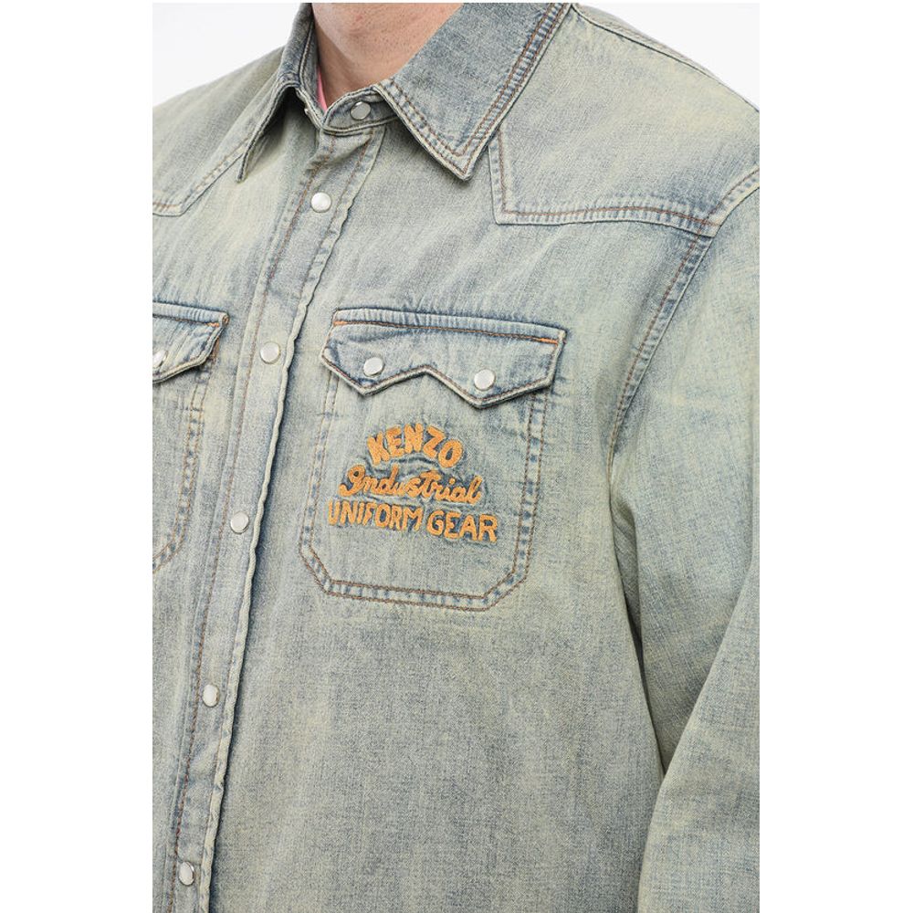Vintage Wash WESTERN Denim Shirt