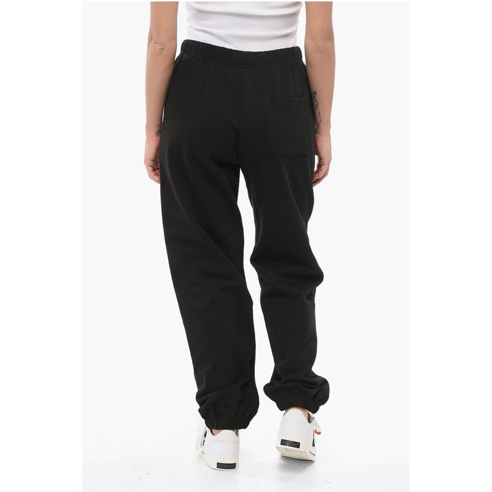 Brushed Cotton Sweatpants with Cuffs
