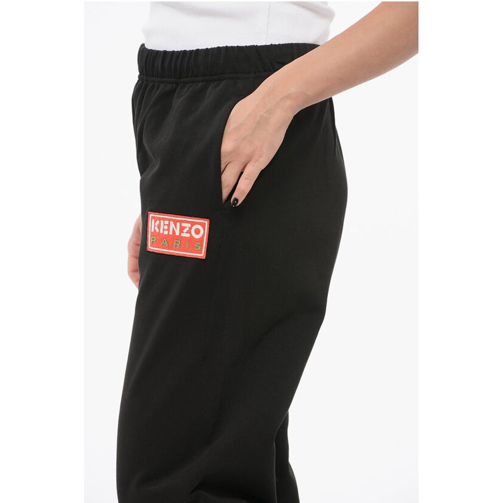 Brushed Cotton Sweatpants with Cuffs