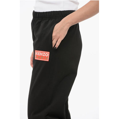 Brushed Cotton Sweatpants with Cuffs