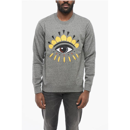 Front Embroidered EYE CLASSIC Crew Neck Sweatshirt
