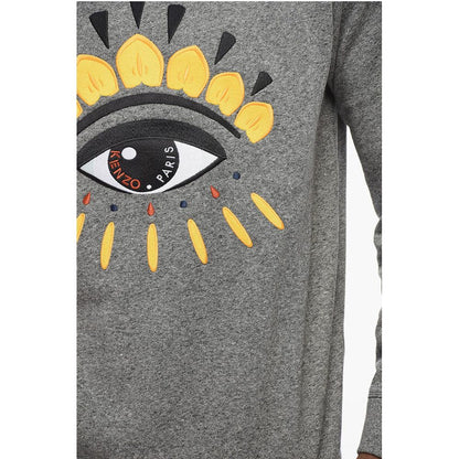 Front Embroidered EYE CLASSIC Crew Neck Sweatshirt