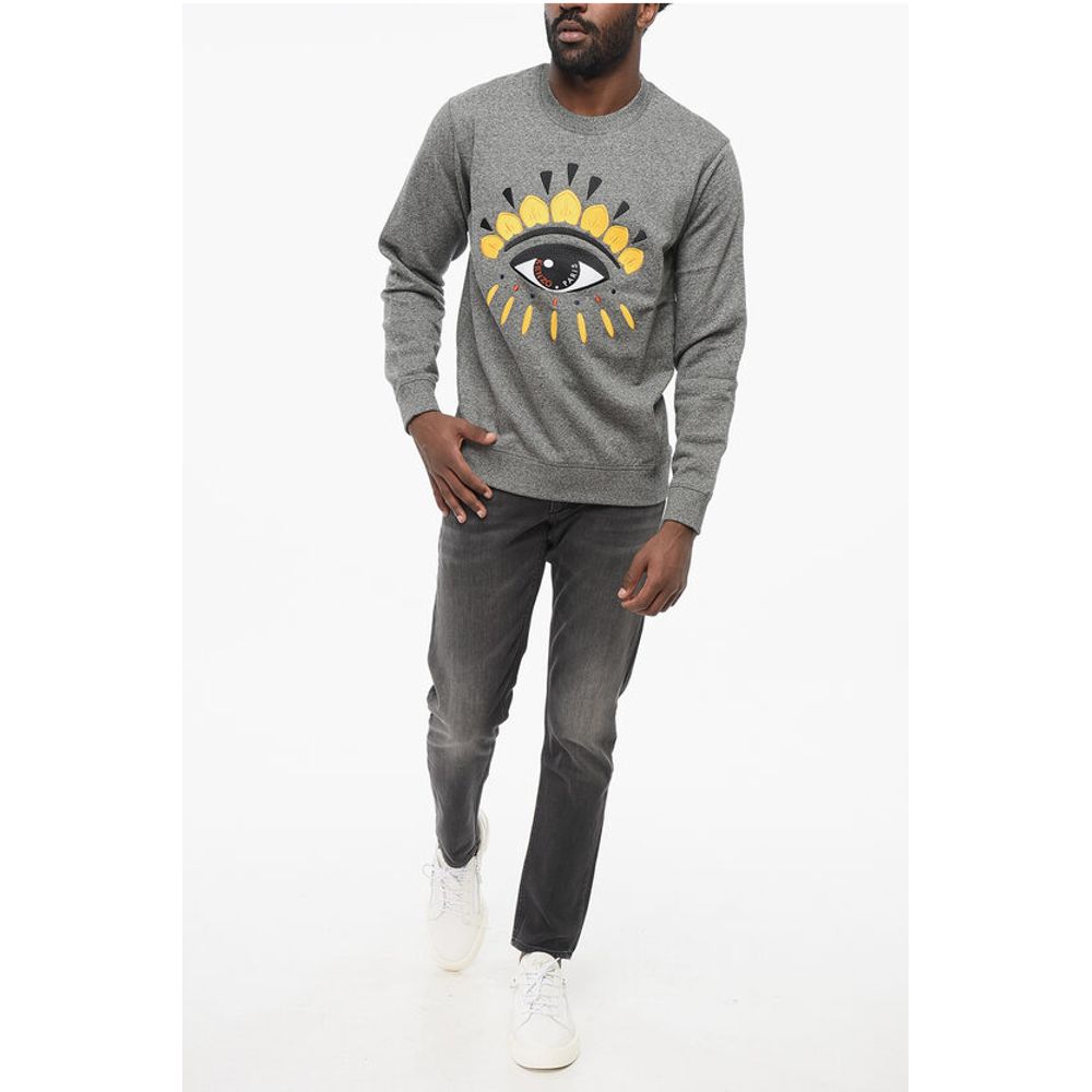 Front Embroidered EYE CLASSIC Crew Neck Sweatshirt