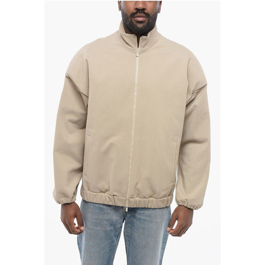 Viscose Blend ETERNAL Bomber Jacket with Embossed Detail