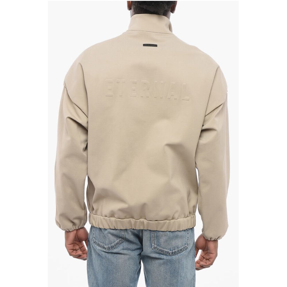 Viscose Blend ETERNAL Bomber Jacket with Embossed Detail