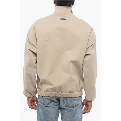 Viscose Blend ETERNAL Bomber Jacket with Embossed Detail