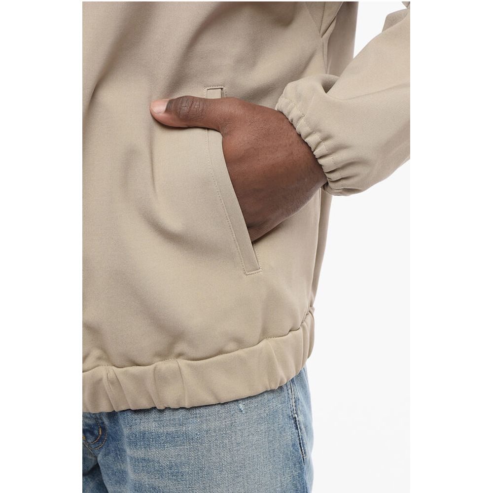 Viscose Blend ETERNAL Bomber Jacket with Embossed Detail