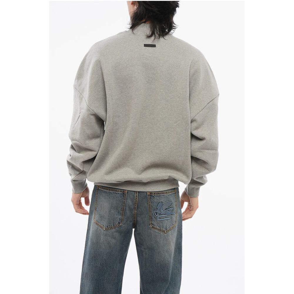 Brushed Cotton ETERNAL Sweatshirt with Flocked Logo