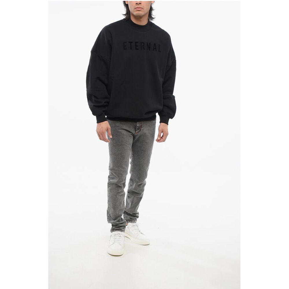 Crew Neck ETERNAL Brushed Cotton Sweatshirt