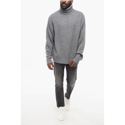 Turtleneck Cashmere and Silk Pullover