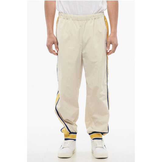 Nylon I FEEL GUCCI Joggers with Side Contrasting Bands